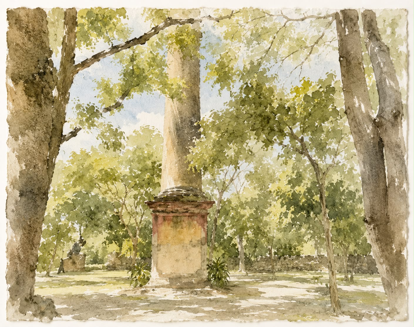 Obelisco de la hacienda